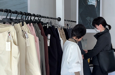 古橋織布の感謝祭で行った販売会